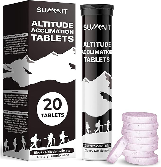 Summit Altitude Sickness Acclimation Tablets